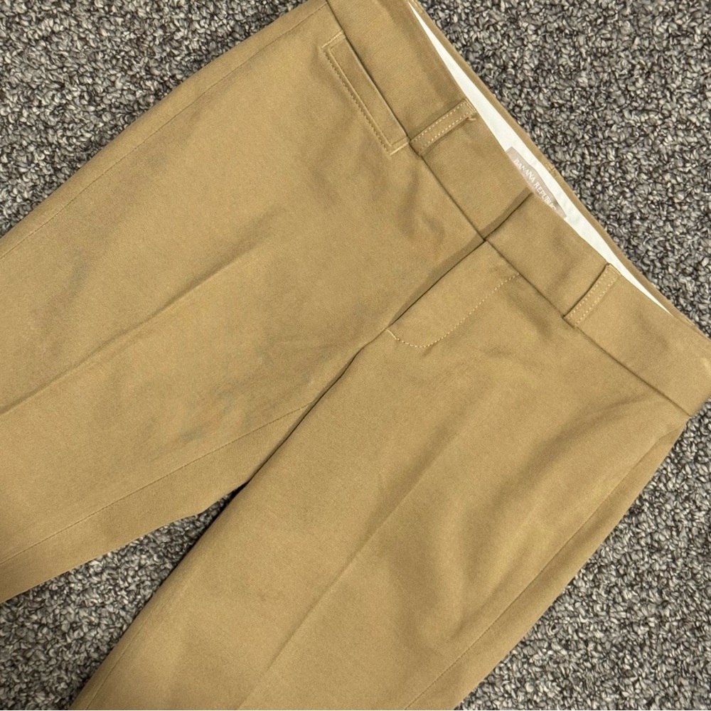 Banana Republic Women's Cropped Tailored Pants “Sloan” Fit  Tan - Picture 4 of 7